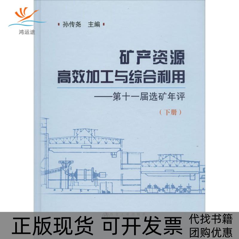 【正版书包邮】矿产资源加工与综合利用十届选矿年评下册孙传尧冶金工业出版社