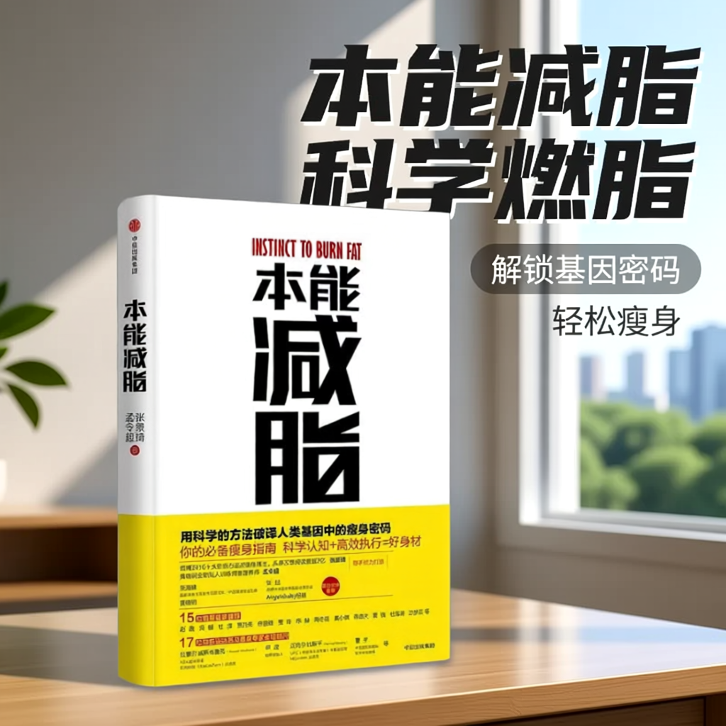 【正版现货】本能减脂 张景琦孟令超著 通过科学减肥变得健康漂亮 中信出版9787508674728