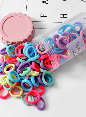 2023新款高弹力儿童发圈不伤发头绳女扎马尾皮筋韩版皮套耐用发绳