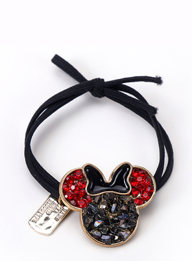 成年马尾发绳女网红简约头饰韩国气质ins风甜美钻发圈东大门皮筋