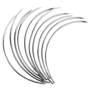 兽用缝合线宠物手术缝合针兽医器械不锈钢直针弯针三角针动物针线