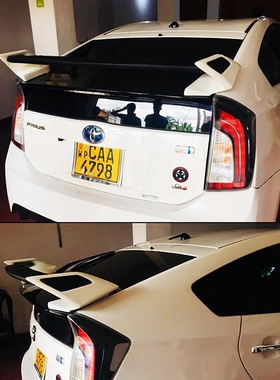 03-12款普锐斯 ZVW30专用尾翼 PRUIS三段式改装定风翼 普锐斯顶翼