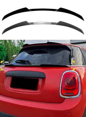 适用Mini Cooper F55四门2014-2024中翼尾翼扰流板外饰跨境改装