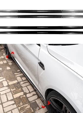 适用于宝马M2 F87 2016-2021侧裙小包围扰流板外饰跨境改装