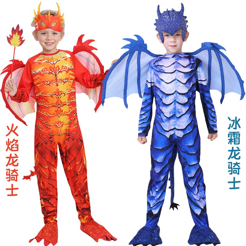火焰冰霜龙骑士cos超级英雄幼儿
