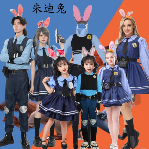 朱迪兔子警官cos服装judy全套