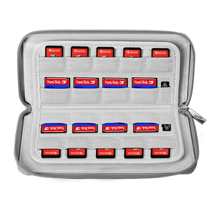 收纳卡袋内存卡包存储相机SD CF SD TF MS适用于switch卡带收纳盒佳能索尼富士单反微单便携套保护整理防丢