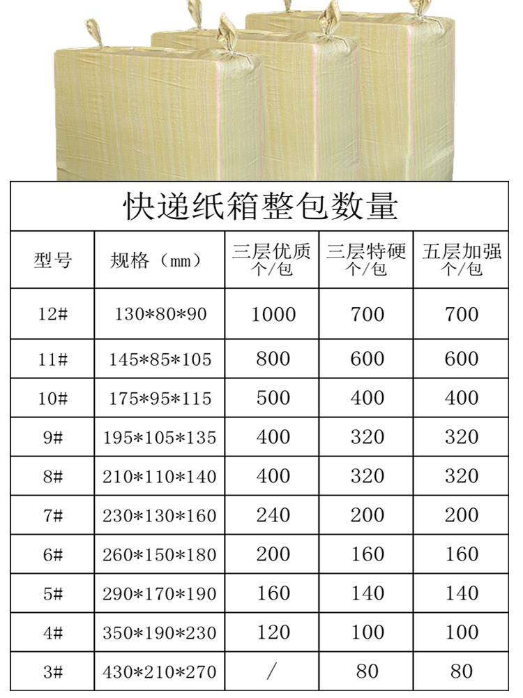 快递纸箱10号整包淘宝邮政发货小盒子包装生产厂家定制打包盒
