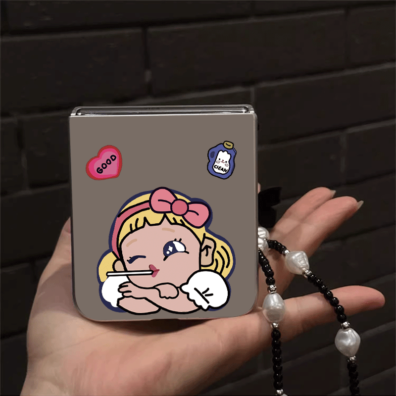 不二家女孩折叠屏手机壳