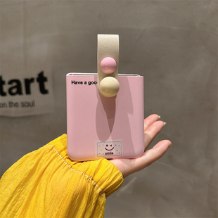 蓝粉指环扣适用小米mix2手机壳三星Zflip7华为Pocket折叠卡通荣耀OPPO FindN3摩托罗拉razr60PuraX防摔保护套