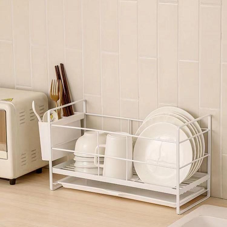 厨房家用碗碟收纳架晾放碗盘沥水碗架台面碗筷置物架洗碗池滤水篮