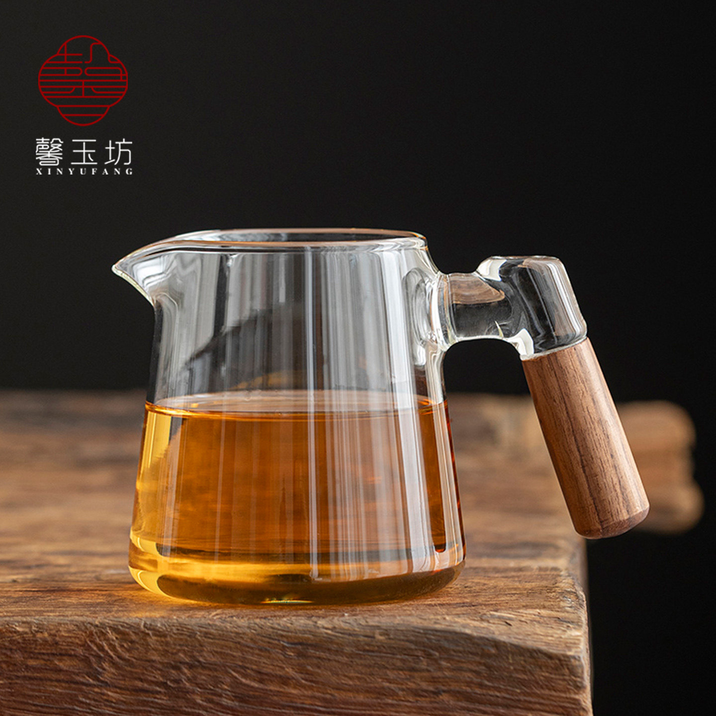 高硼硅耐高温玻璃公道杯家用大小号分茶器功夫茶海实用百搭泡茶器图片