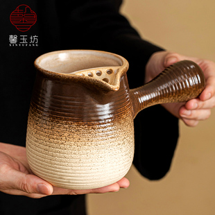 围炉煮茶烤奶茶罐可干烧罐罐茶陶壶新款侧把陶罐煮茶壶炭炉明火