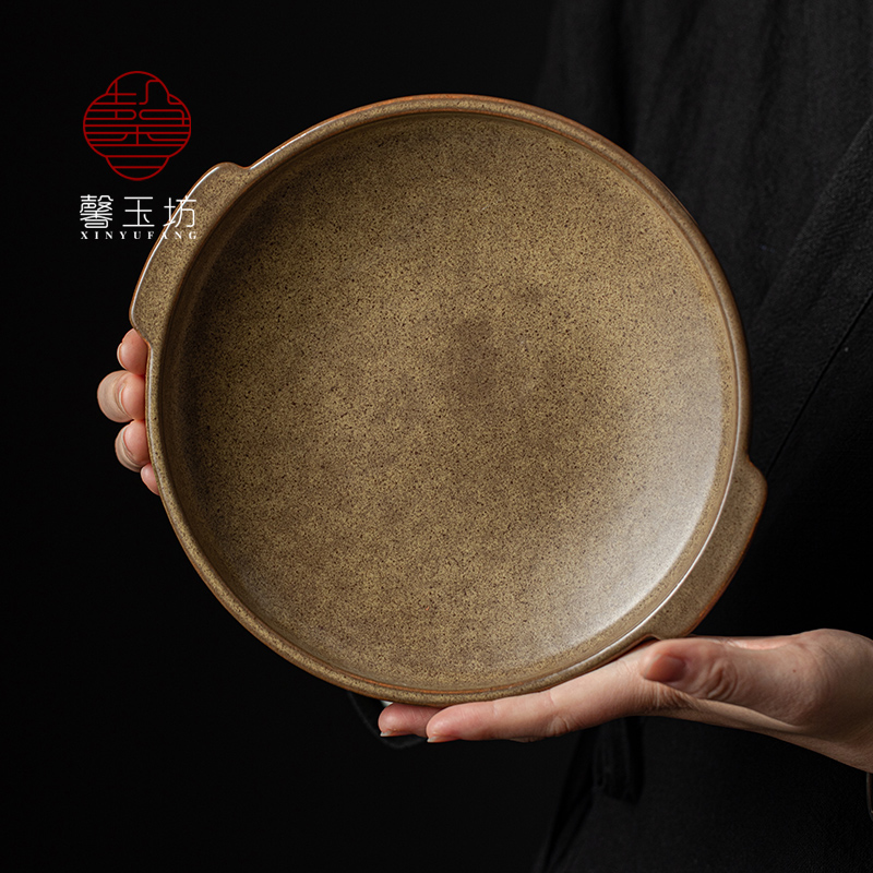 大号陶瓷烤盘明火电陶炉可用