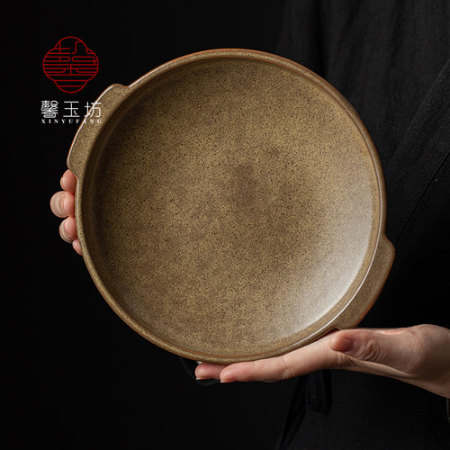 大号陶瓷烤盘明火电陶炉可用