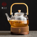 复古蜡烛温茶炉煮茶炉底座家用加热茶壶暖茶炉酒店餐厅温茶器大号