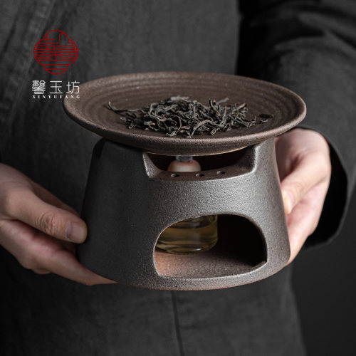 馨玉坊顶上酒精温茶炉-圆款