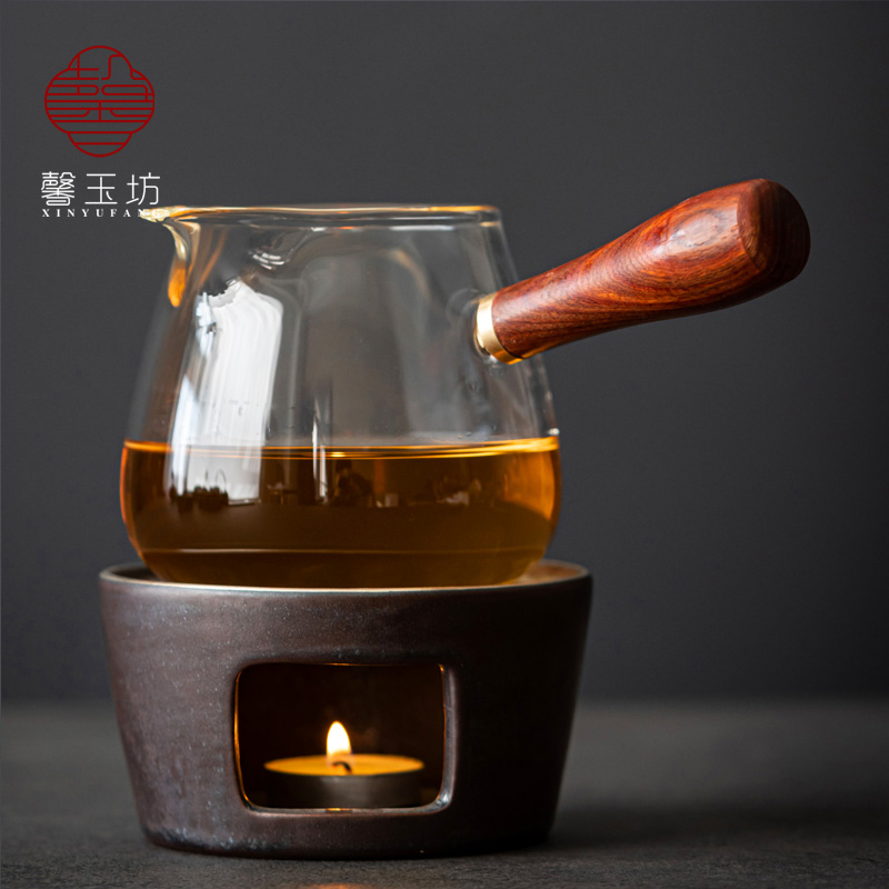 复古陶瓷温茶炉日式茶叶提香器