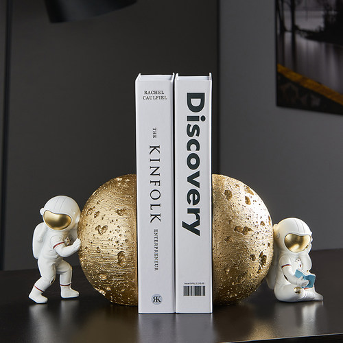 书柜宇航员创意太空人书挡摆件