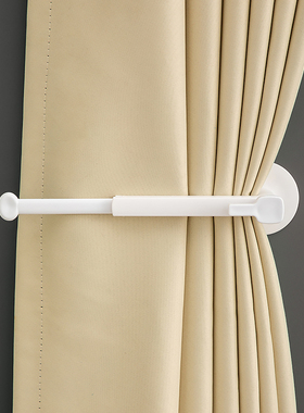 窗帘挂钩免打孔窗帘绑带扣环小钩子多功能固定器墙钩无痕L型粘钩