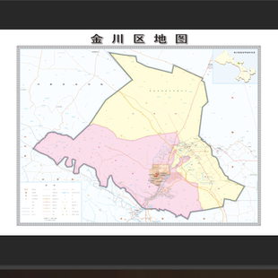 甘肃金川区地图高清电子版矢量行政图市县街交通路线素材设计文件