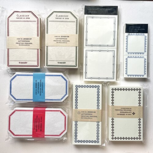 现货仓敷意匠classiky水玉便签