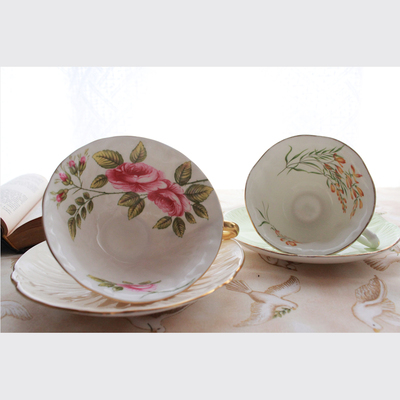 shelleyoleander古董杯碟