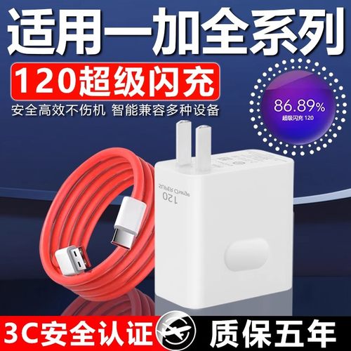 适用一加120超级闪充1+13/12/11/10Pro充电器Ace竞速版ace2 3v 5pro闪充头一加9/8/7T充电头10A快充数据线