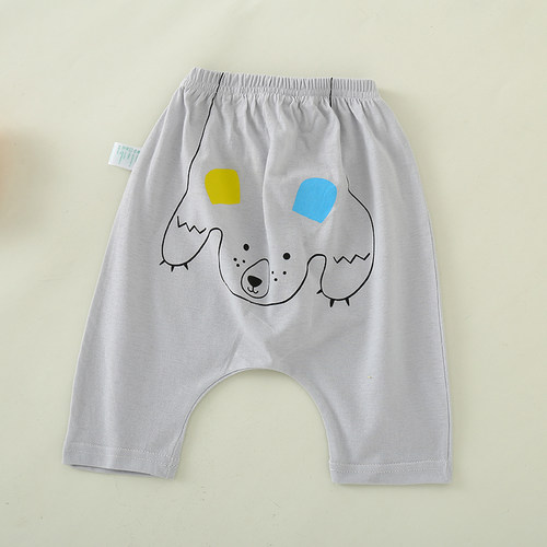 纯棉七分裤子透气舒适