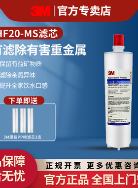 3M净水器家用HF20-MS滤芯带阻垢BREW120-MS净水器主滤芯咖啡机