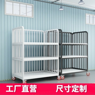 服装厂专用围栏手推车裁片车成衣周转车运料包装推布车面料堆放车