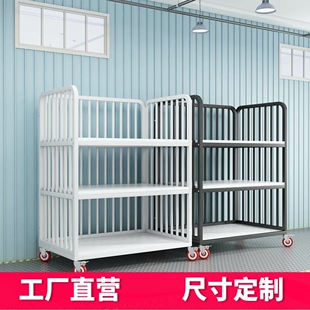服装厂专用围栏手推车裁片车成衣周转车运料包装推布车面料堆放车