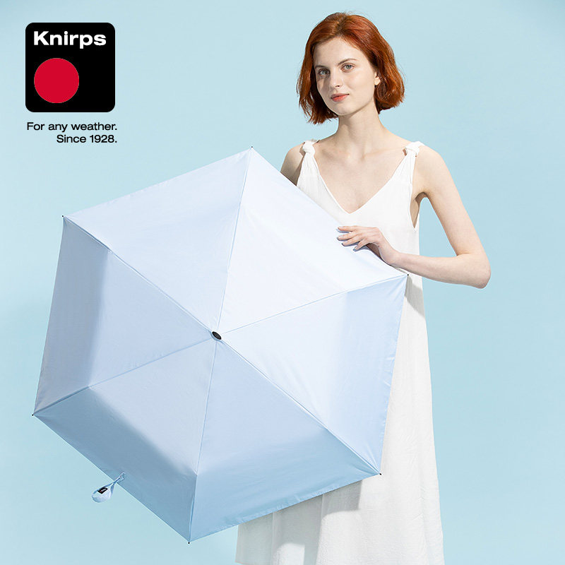 knirps三折太阳伞小巧便携图片