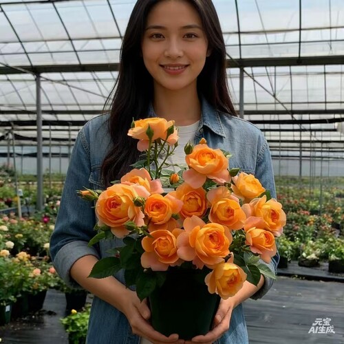 灌木月季精品选苗蓝色风暴瑞典女王果汁浓香四季开花庭院阳台盆栽