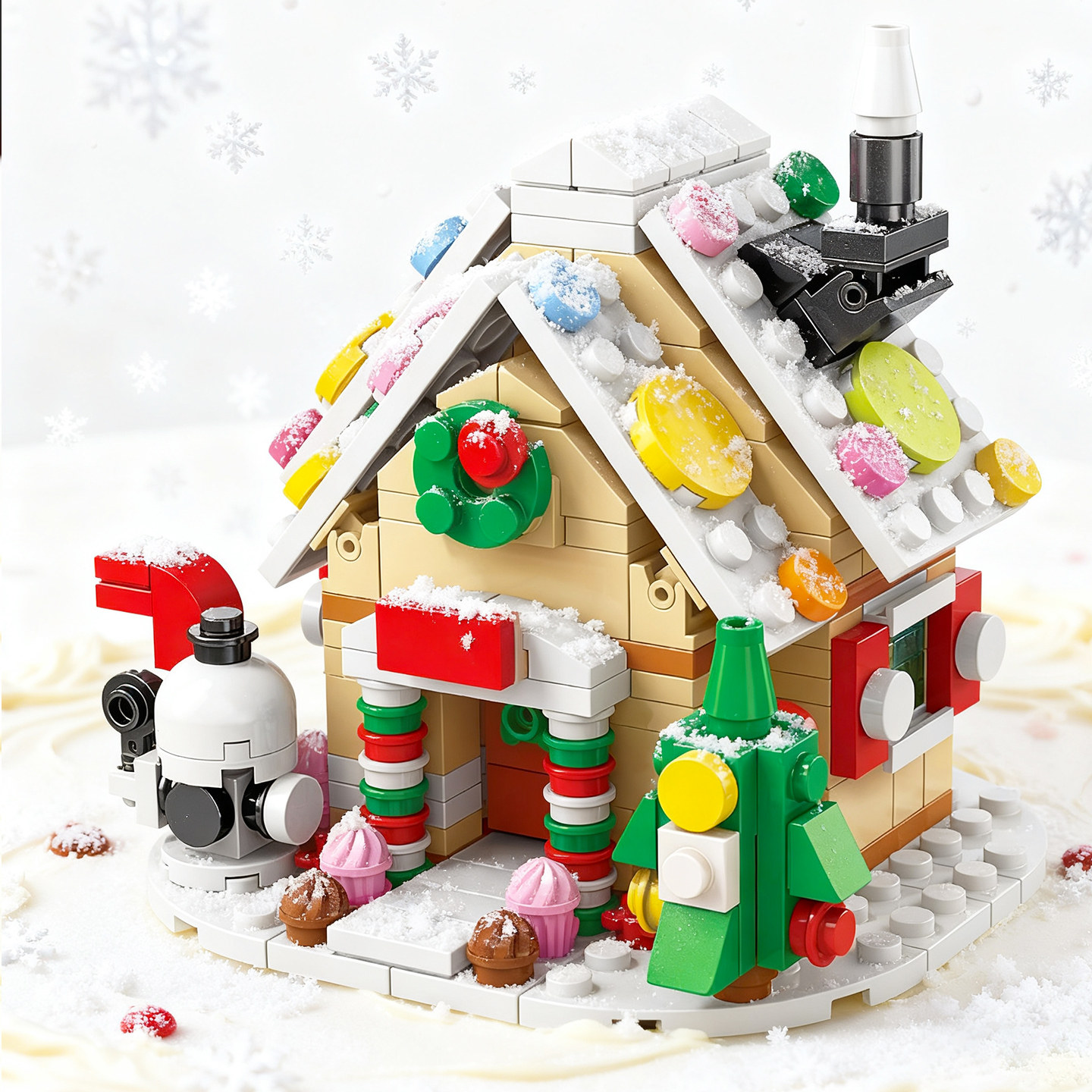 精美【圣诞姜饼屋】儿童拼搭模型