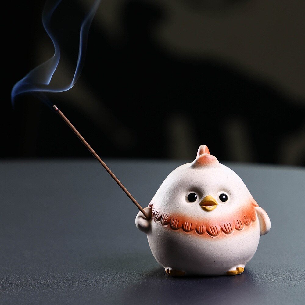 宜兴紫砂鸡茶宠手工可爱鸡创意茶几茶桌摆件小鸡把玩茶桌摆设装饰