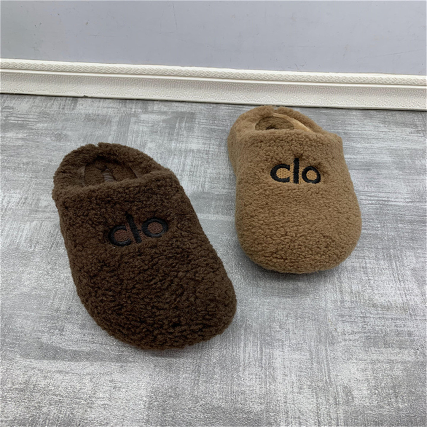 韩版圆头包头穆勒鞋女平底毛毛拖鞋保暖舒适平底懒人鞋,女鞋,穆勒鞋,淘宝优惠券,粉丝福利购,淘宝优惠卷