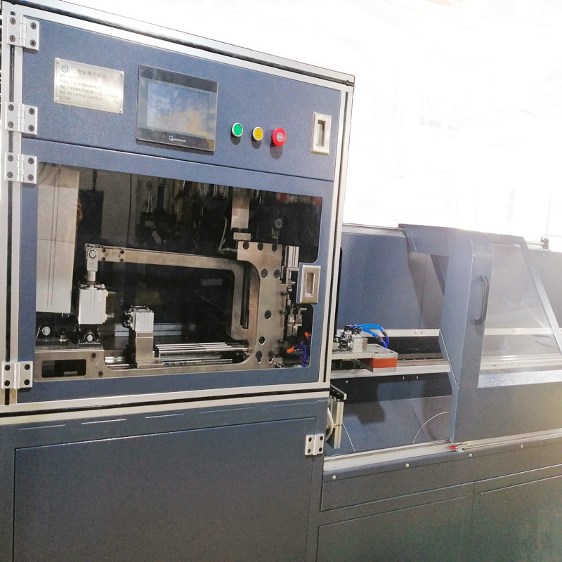 热销广州料全自动钢丝绳开厂家机熔断机切断打花机剥皮脱胶一体机