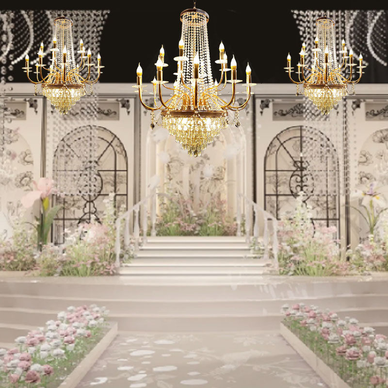 热销玻璃新款婚庆水晶法式浮华大吊灯婚礼吊顶布置灯具,节庆用品/礼品,礼花/礼炮,淘宝优惠券,粉丝福利购,淘宝优惠卷