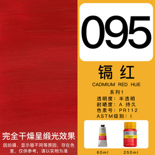 温莎牛顿丙烯颜料画廊250ml艺术家单瓶流体画手绘diy防水艺术创作