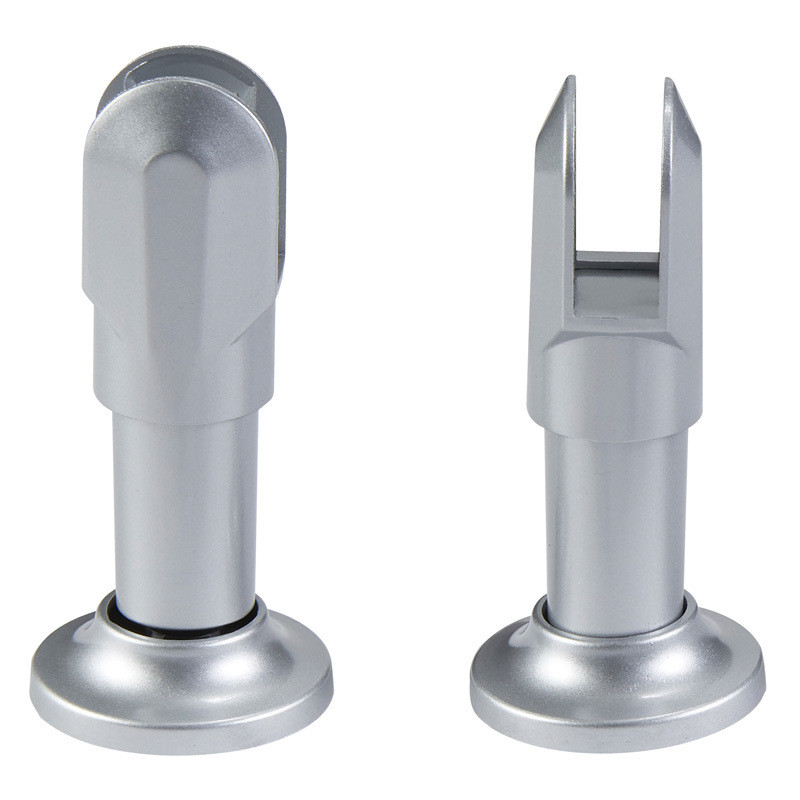 热销卫生间隔断配件隔断门铝合金套装公共厕所加厚合页支撑脚指示