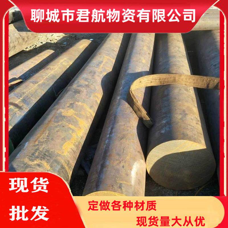 热销莱钢合金40cr圆钢圆钢65mn弹簧钢规格齐全大小直径锯床定尺切图片