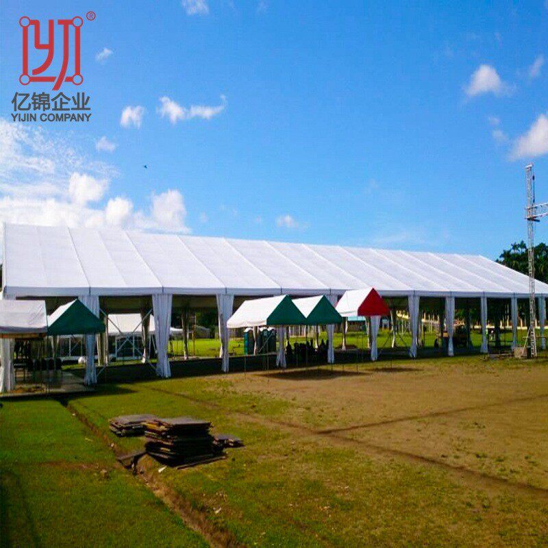 白色欧式婚礼户外婚庆篷房婚礼帐篷铝合金pvc布宴会酒席活动大棚