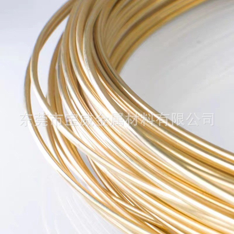 软态h62弹簧铜线黄铜线c2600无铅黄铜扁线h62h65黄用厂家批发