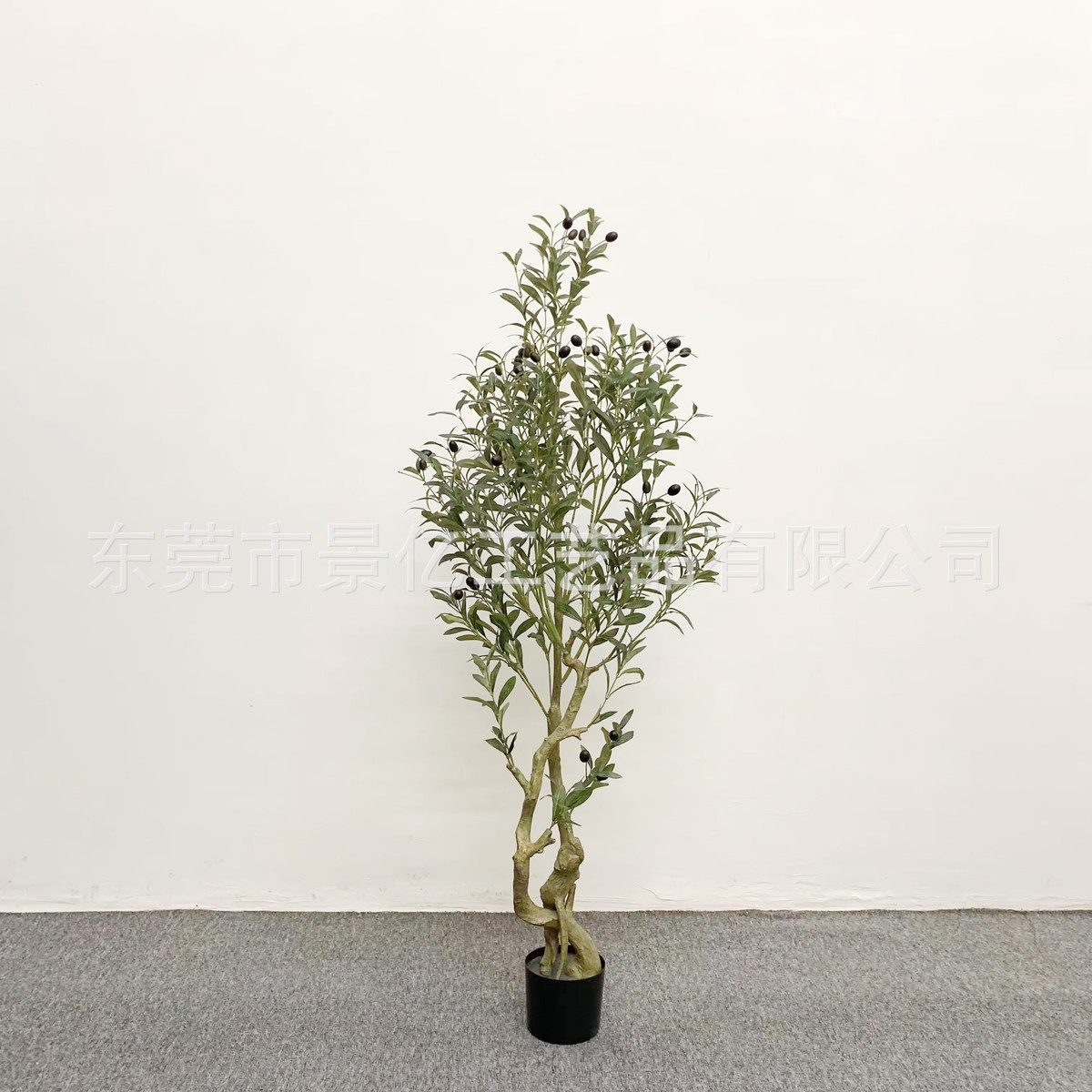 仿真橄榄树造型网红异性仿真植物橄榄树绿植室内外落地盆栽