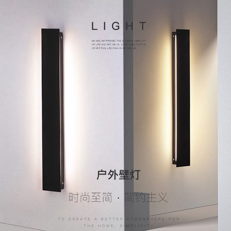 户外长条壁灯防水楼梯过道外墙灯别墅入户大门简约墙灯防锈庭院灯,家装灯饰光源,景观庭院灯饰,淘宝优惠券,粉丝福利购,淘宝优惠卷