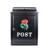 订购批量欧式 别墅信箱室外收件箱田园复古邮箱防雨报箱创意邮筒