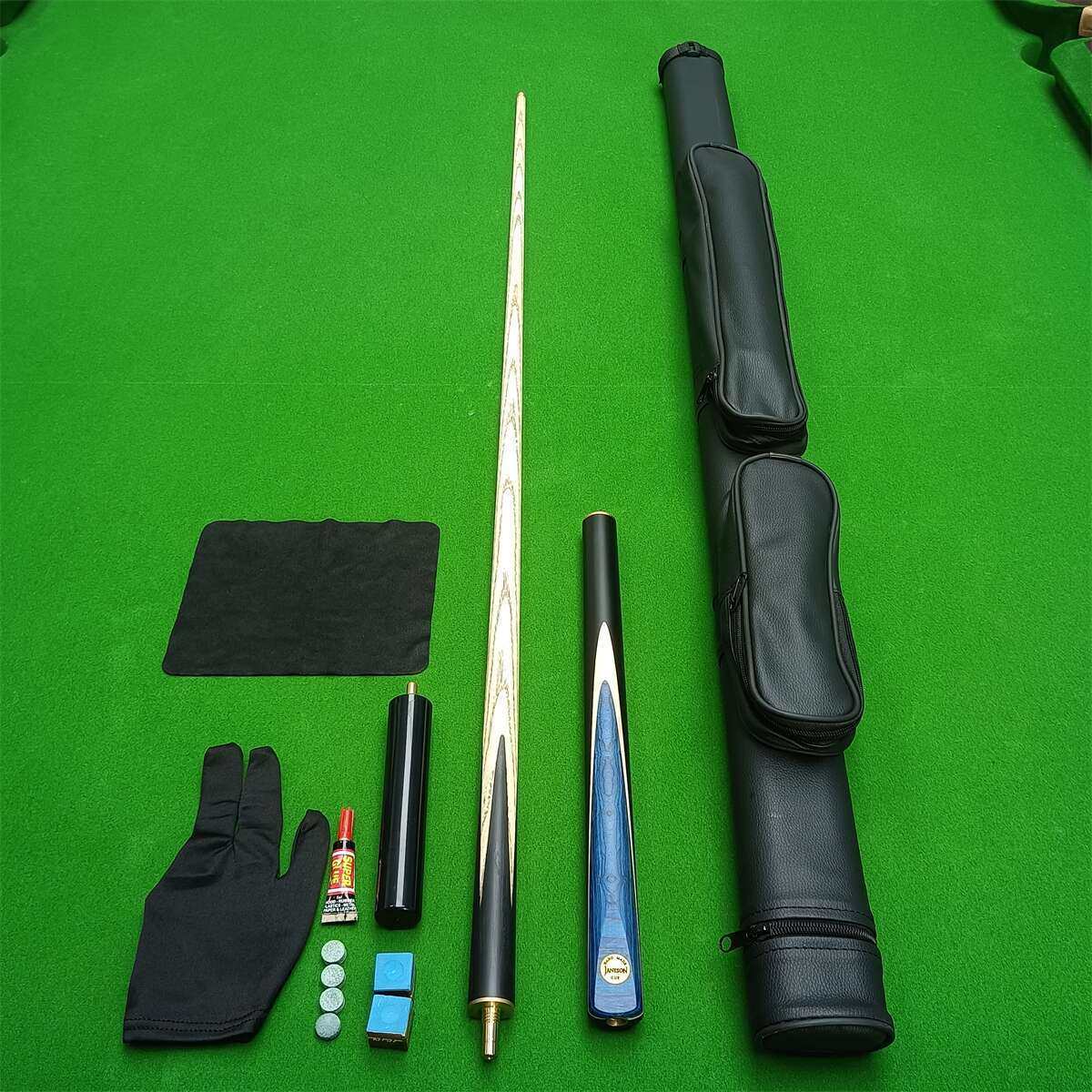 颜八九天花板炫彩幻羽台球杆小头斯诺克中式台球球杆美式黑值球杆