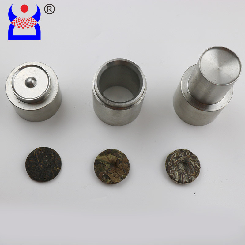 热销鼎程龙手动设备压小茶饼模具不锈钢小片茶饼模具手动压茶饼款