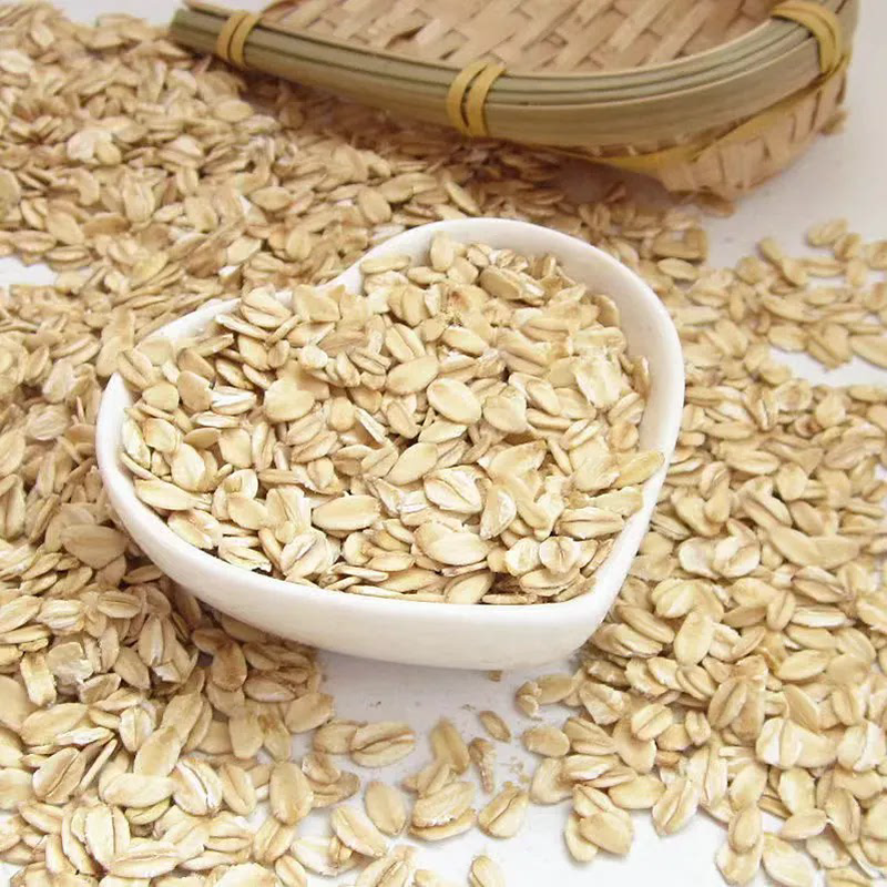 现货生燕麦片非即食新米现压燕麦片原味无添加纯麦片杂粮家用煮粥